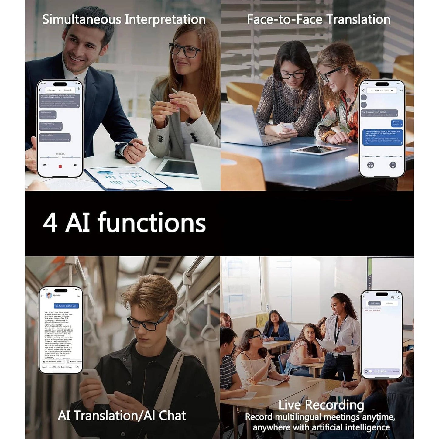 Intelligent Voice Translator Glasses