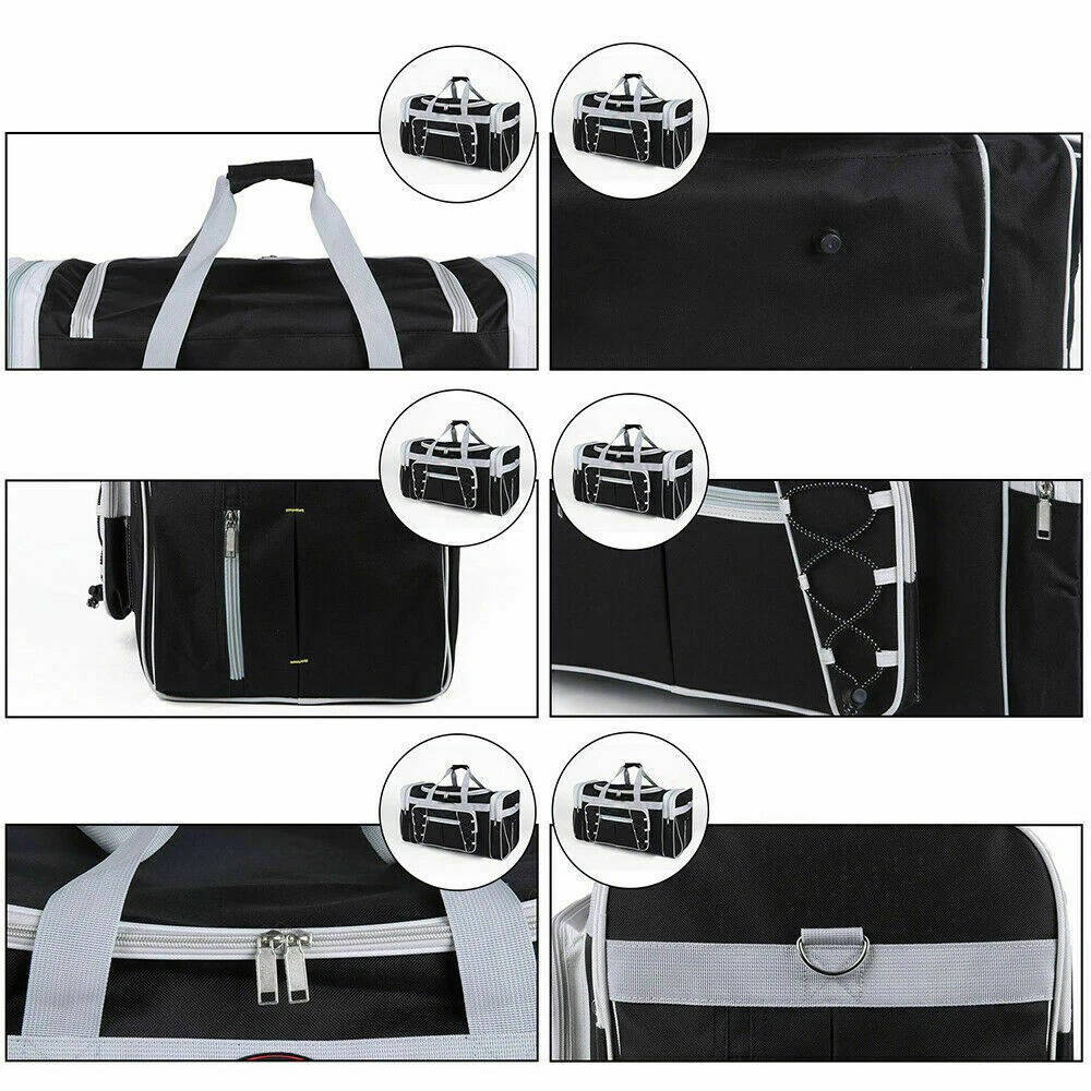 Big Spacious Duffle Bag: Waterproof Travel Bag With Strap