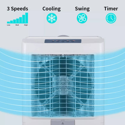 Compact Portable Swamp Cooler Fan Unit