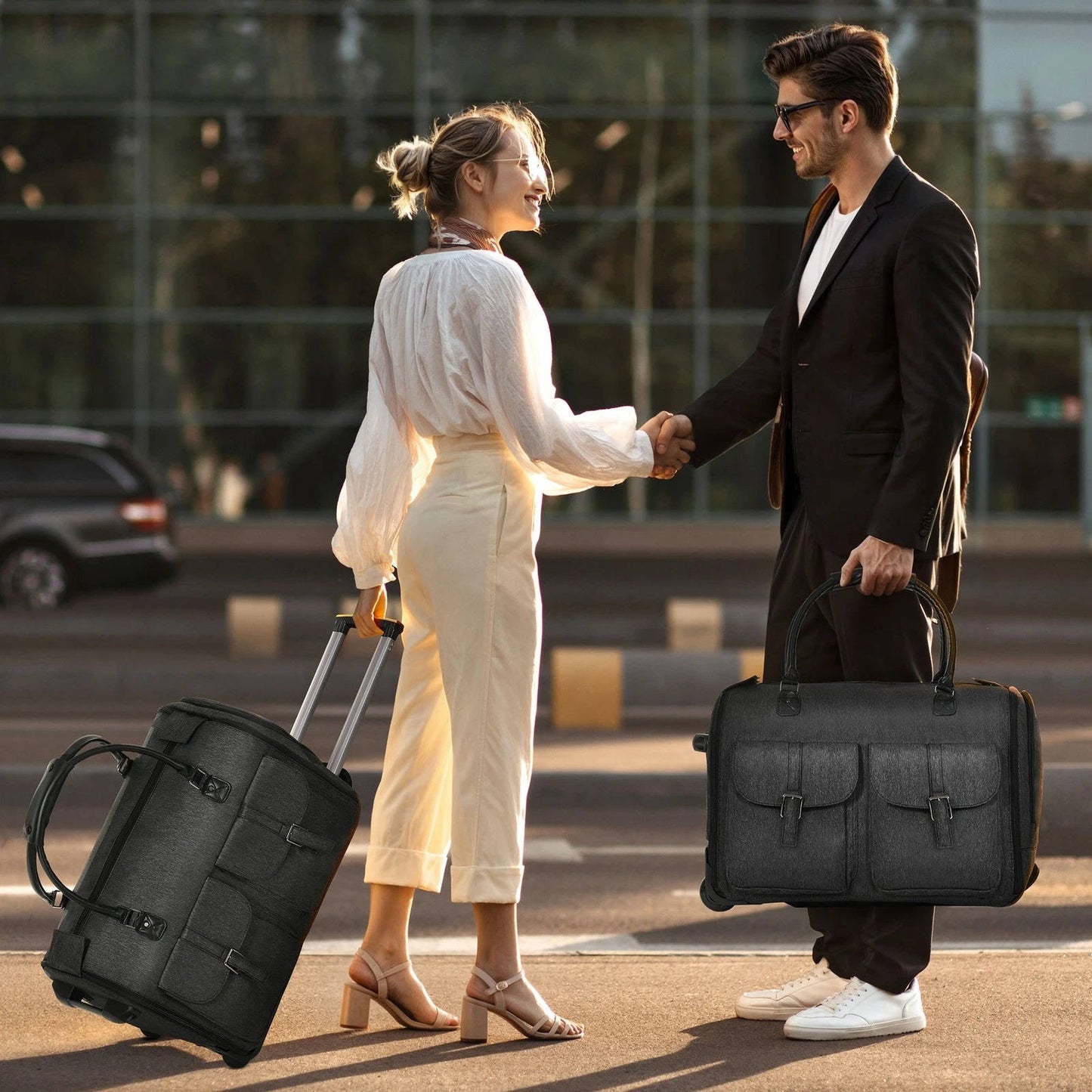 Rolling Clothing Travel Bag with Wheels