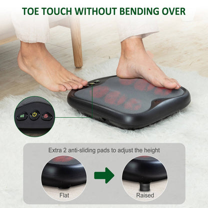 Heated Shiatsu Foot Massager with Deep Tissue Knead