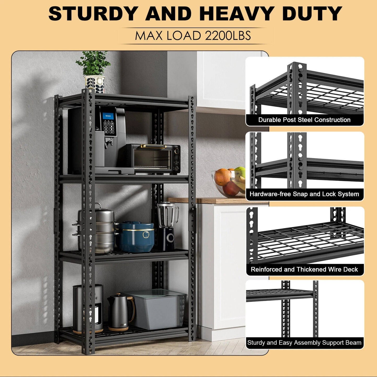 Heavy Duty Utility Storage Rack