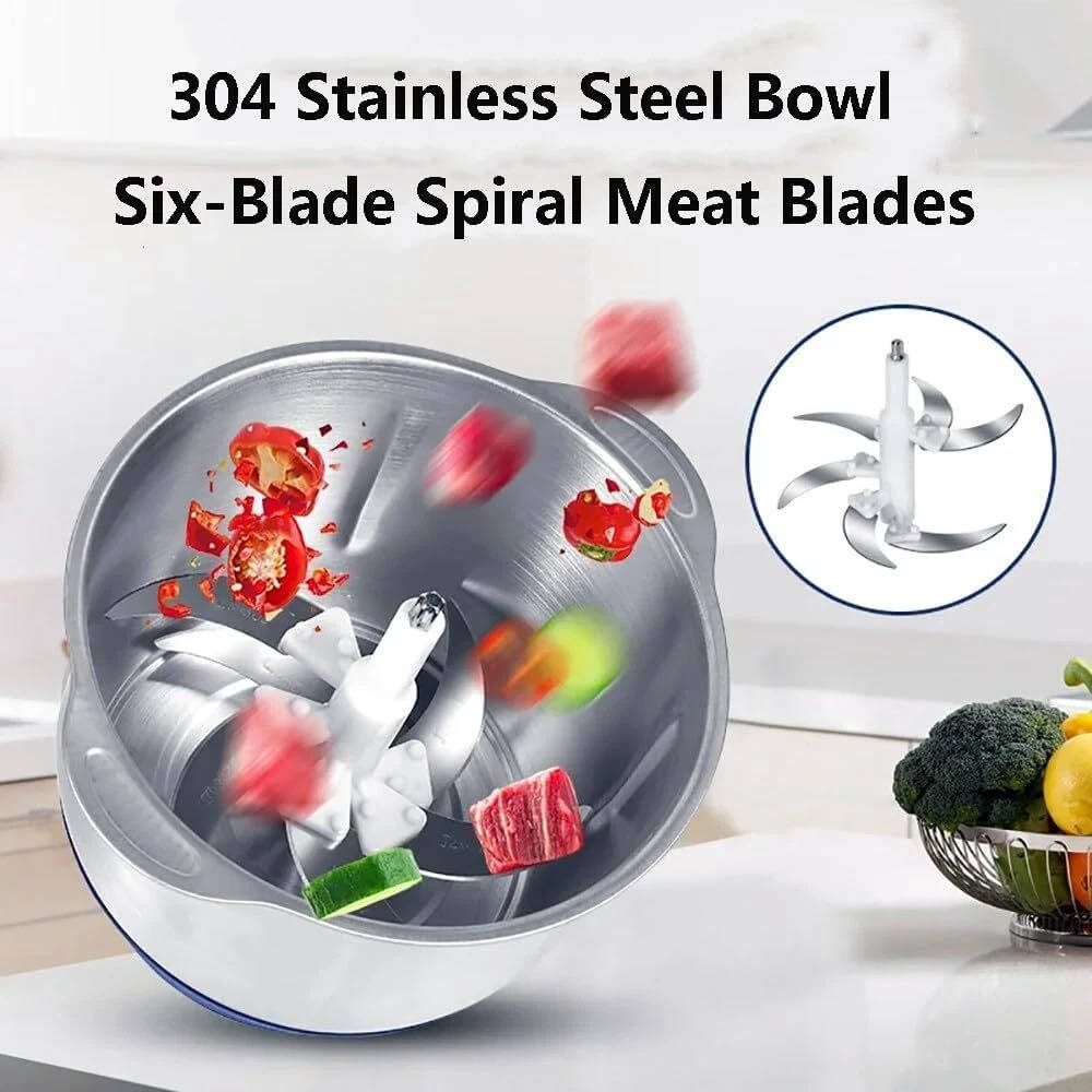 Powerful Electric Food Processor 5L Meat Grinder & Chopper