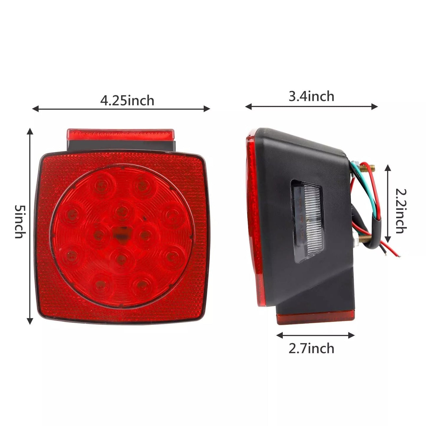 Marine and Truck LED Trailer Light Set