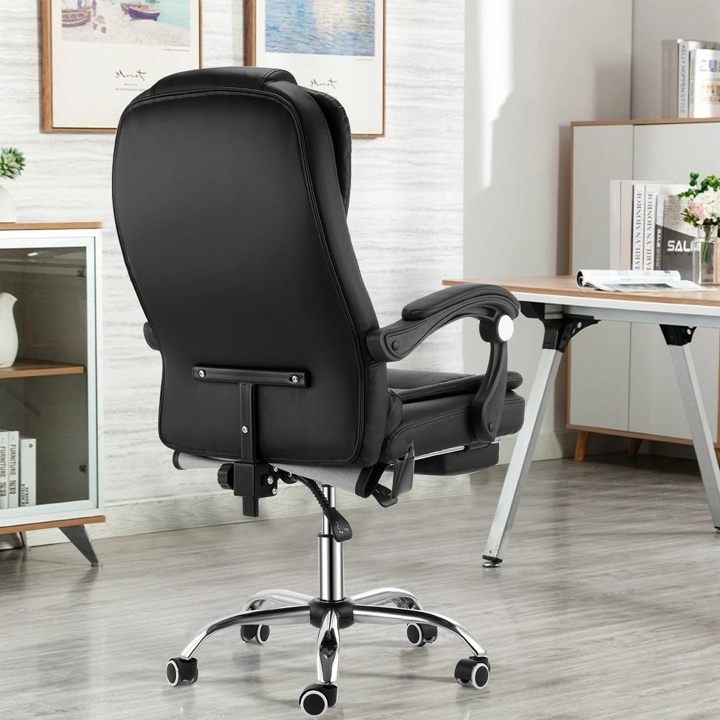 Comfortable Office Chair with Massage and Adjustable Back