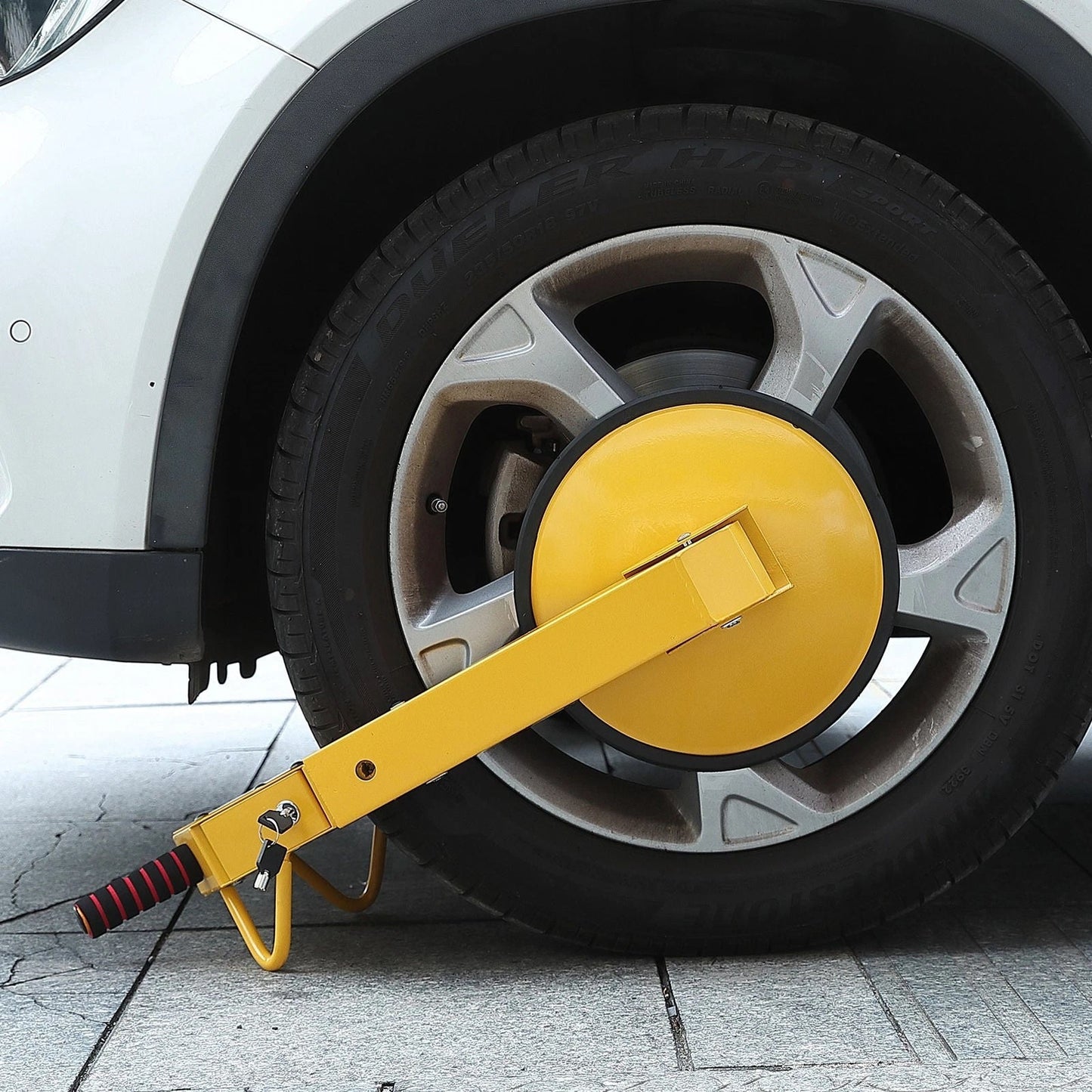 Secure Bike Wheel Lock Clamp