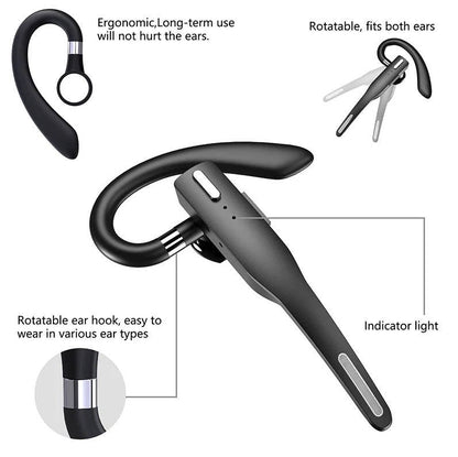 Wireless Bluetooth Headset for Drivers with Mic