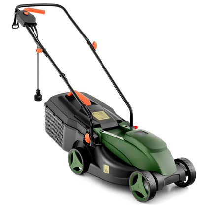 Electric Walk Behind Lawn Mower with Collection Bag