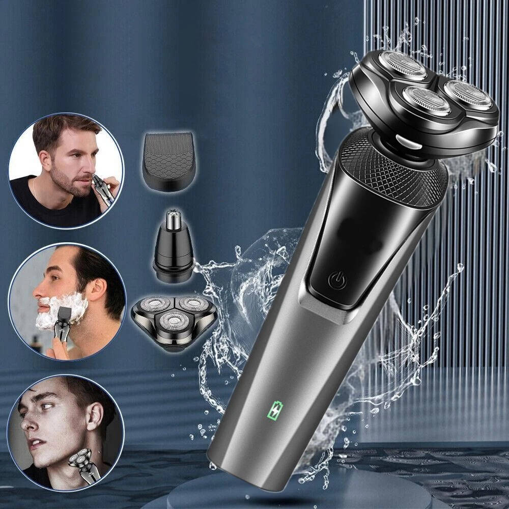Rechargeable 3 Blade Shavers for Men - Waterproof - Halri