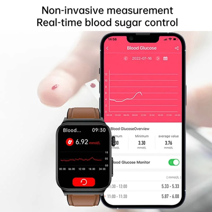 Advanced Fitness Smartwatch - Blood Pressure & Heart Monitor