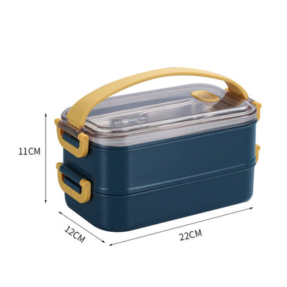 Thermal Bento Box with Multiple Compartments