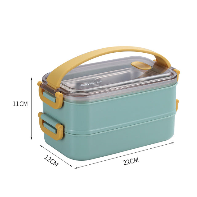 Thermal Bento Box with Multiple Compartments