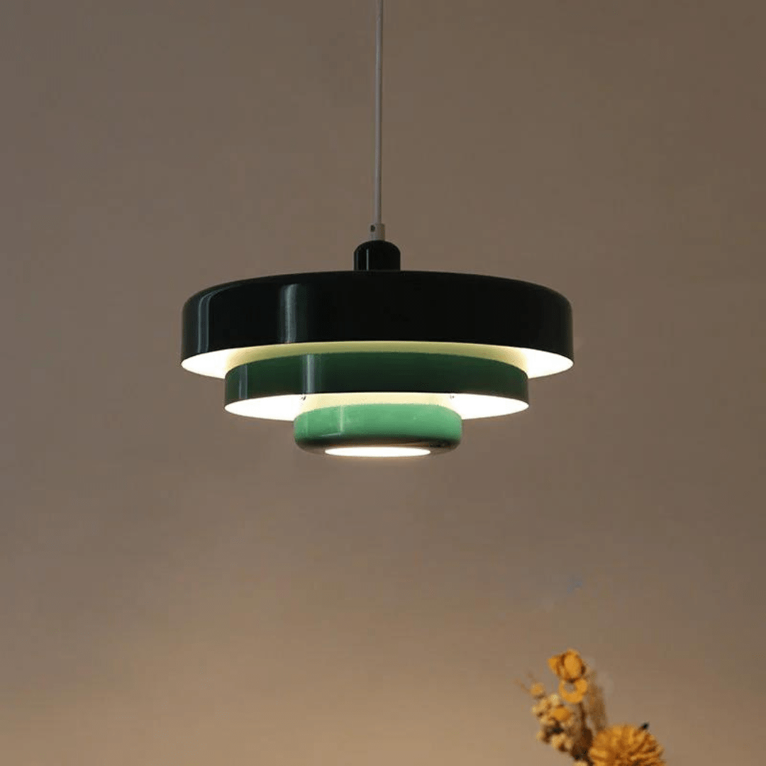 Beautiful 3-Tier Pendant Light in Pastel Shades