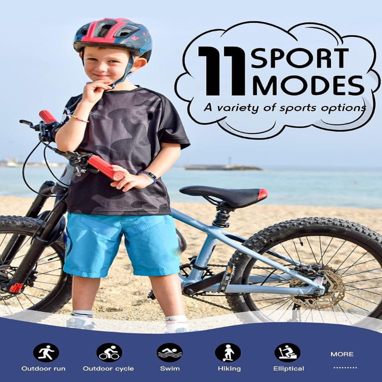 Kids Fitness Tracker Smartwatch with Activity Monitor