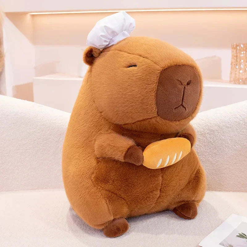 Cute Chef Capybara Soft Toy Collection