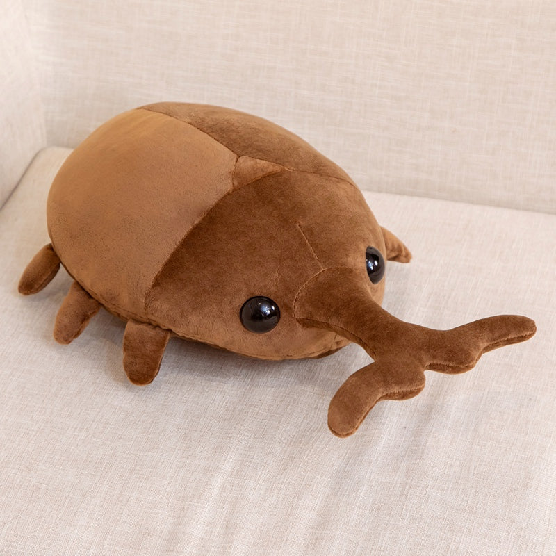 Adorable Brown Cute Beetle Plush Toys