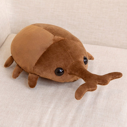 Adorable Brown Cute Beetle Plush Toys