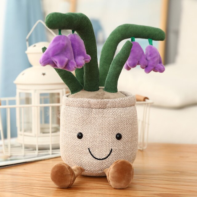 Soft Cute Flower Pot Teddy