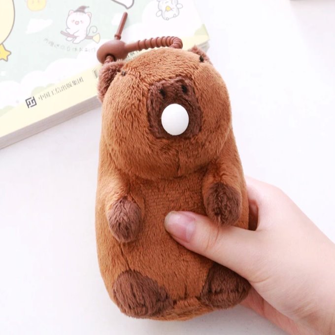 Cute Capybara Soft Keychain Toy