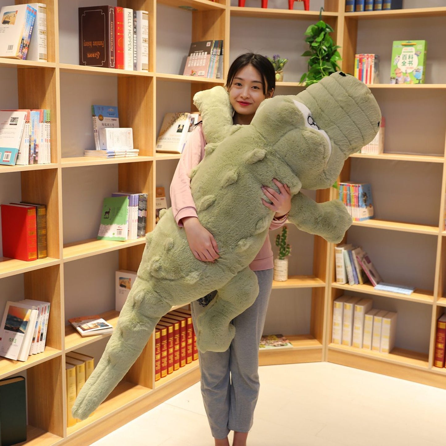 Large Friendly Crocodile Stuffed Toy - Halri