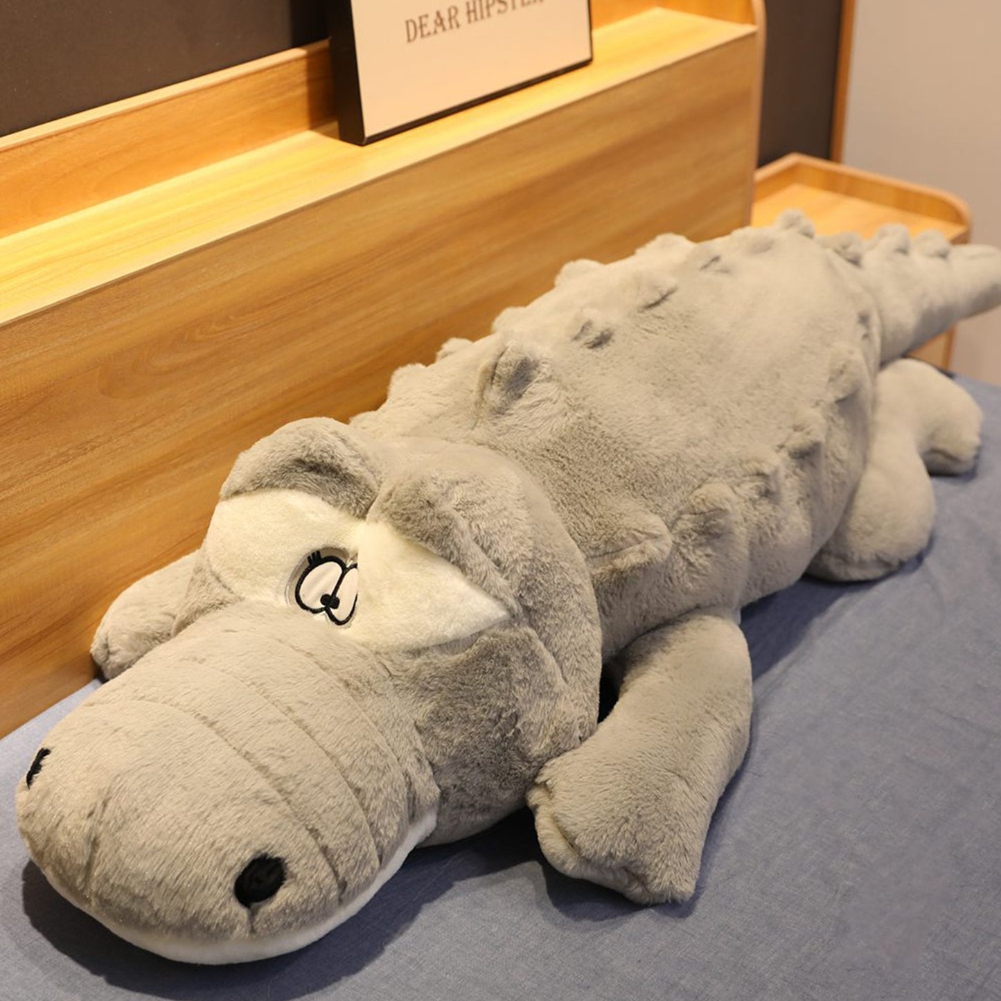 Large Friendly Crocodile Stuffed Toy