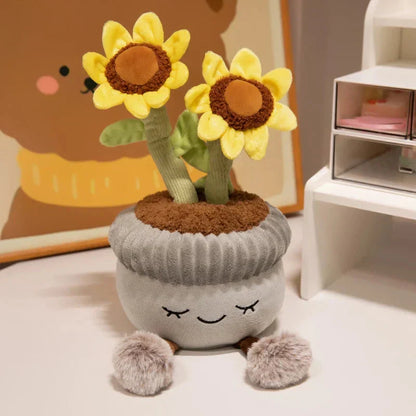 Adorable Cactus Blossom Soft Toy