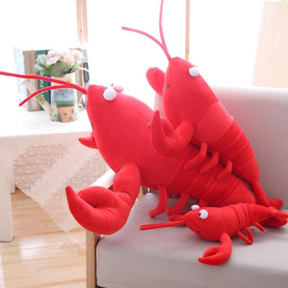 Adorable Red Lobster Soft Toy