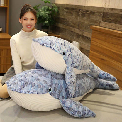 Large Soft Whale Stuffed Animal - Halri