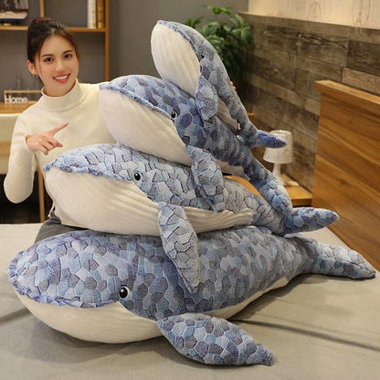 Large Soft Whale Stuffed Animal