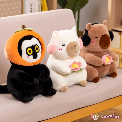 Soft Animal Capybara Monkey Stuffed Friends - Halri