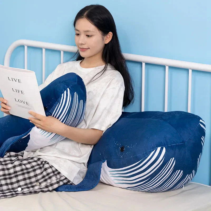 Big Soft Whale Stuffed Animal - Halri