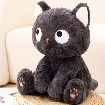 Adorable Black Kitty Soft Plush Toy