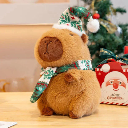 Adorable Capybara Holiday Plush Toys
