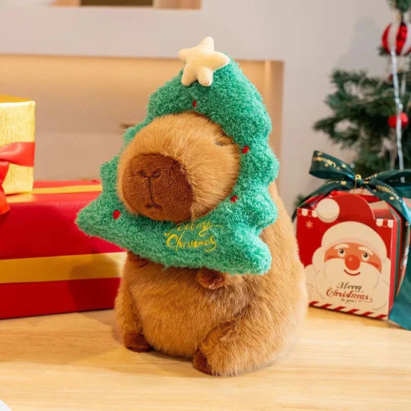 Adorable Capybara Holiday Plush Toys