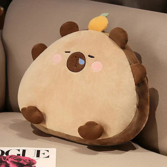 Adorable Capybara Soft Stuffed Pillow Blanket Set - Halri