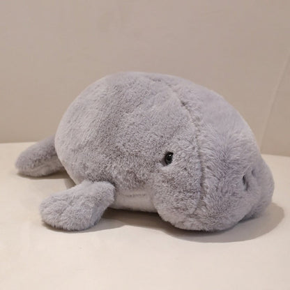 Cuddly Soft White Manatee Stuffed Animal