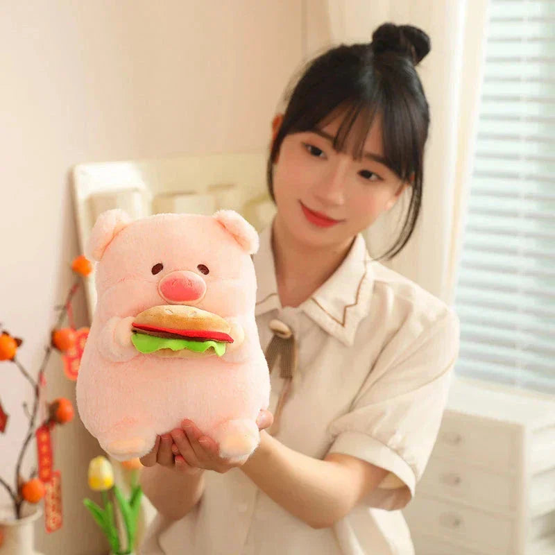 Soft Cute Round Pig Plush Toy