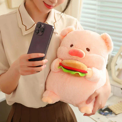 Soft Cute Round Pig Plush Toy