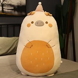 Cute Fluffy Pancake Stuffed Toy