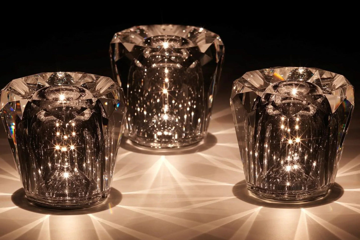 Luxury Crystal Desk Lamp with USB Rechargeable Light - Halri