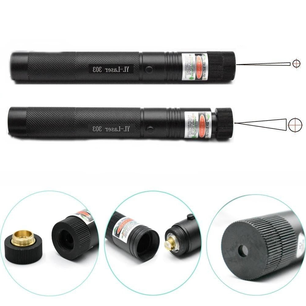 Precise Beam Laser Pointer with Secure Lock