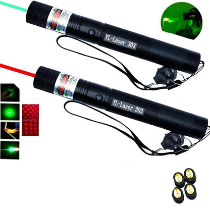 Precise Beam Laser Pointer with Secure Lock