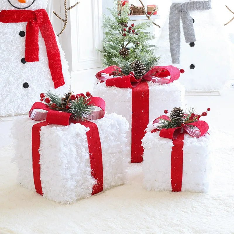 Colorful LED Holiday Tree Decorations