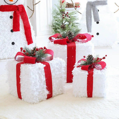 Colorful LED Holiday Tree Decorations