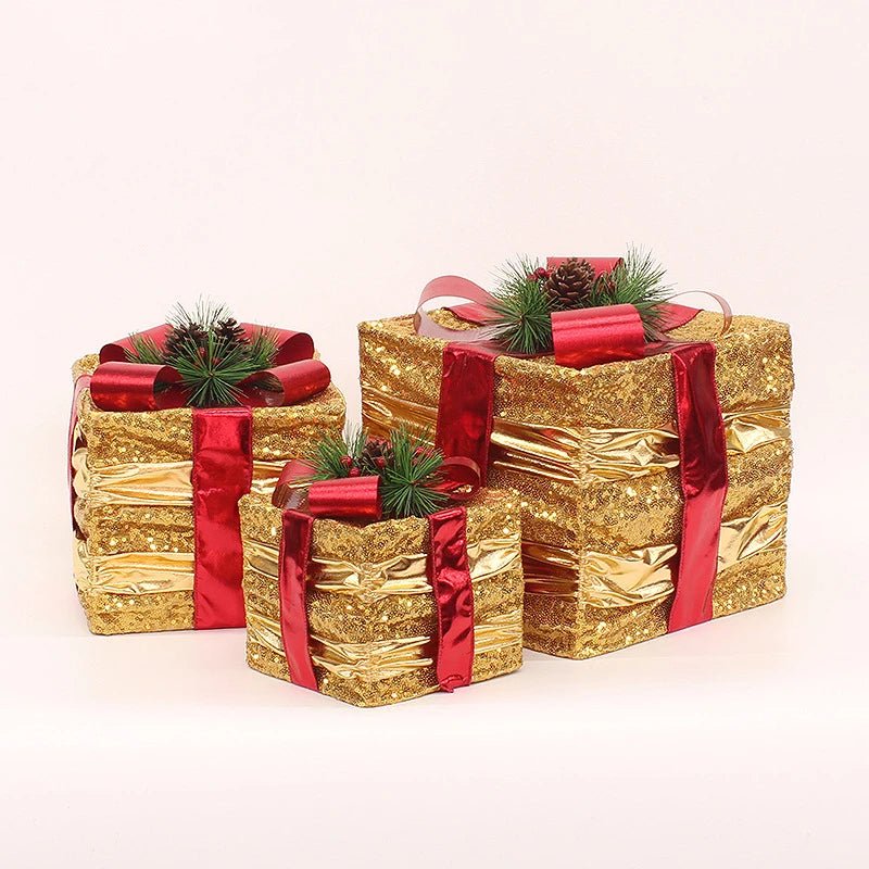 Colorful LED Holiday Tree Decorations