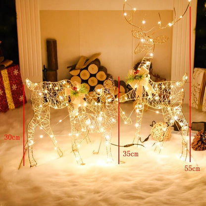 Colorful LED Holiday Tree Decorations