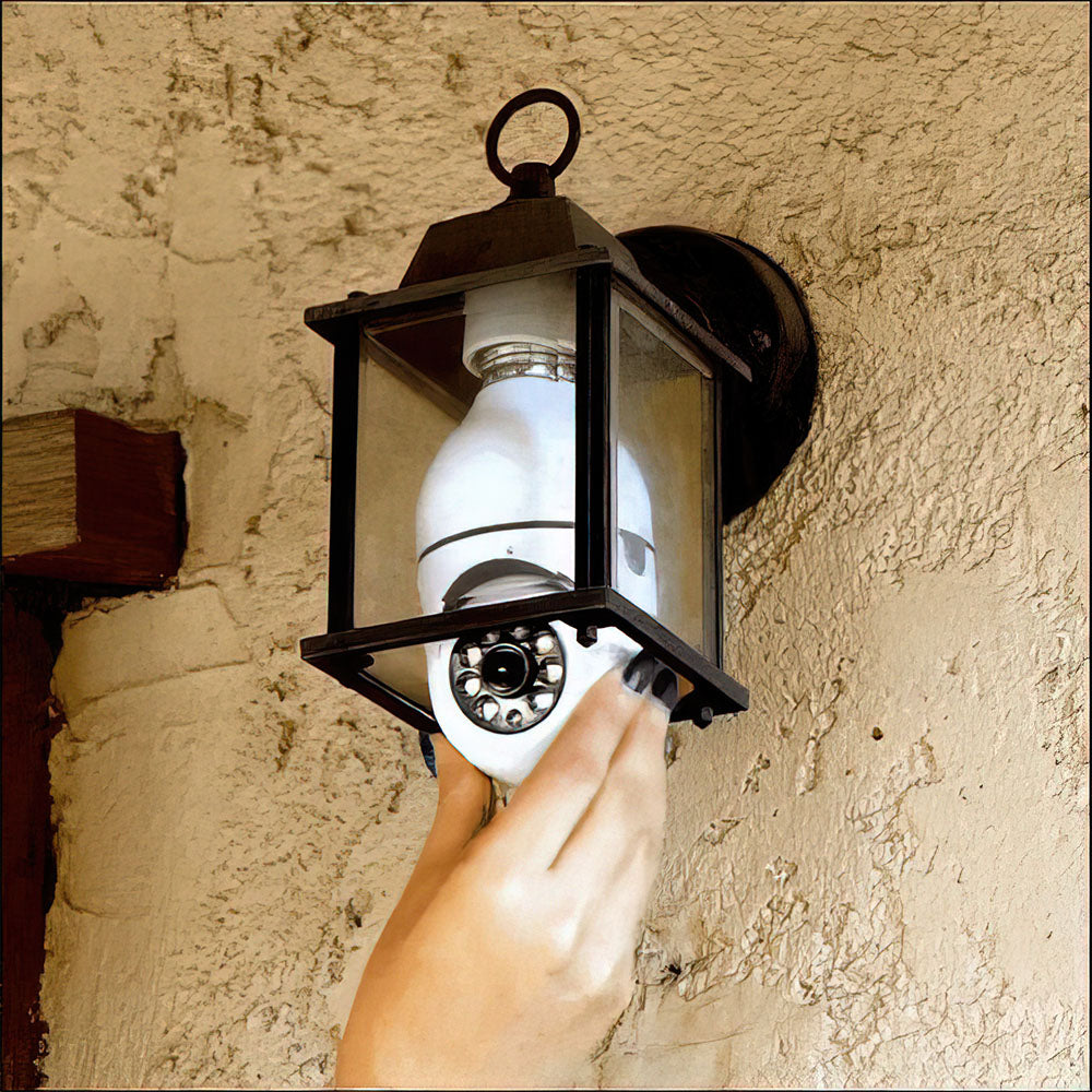 Wireless LED Security Camera Light Bulb