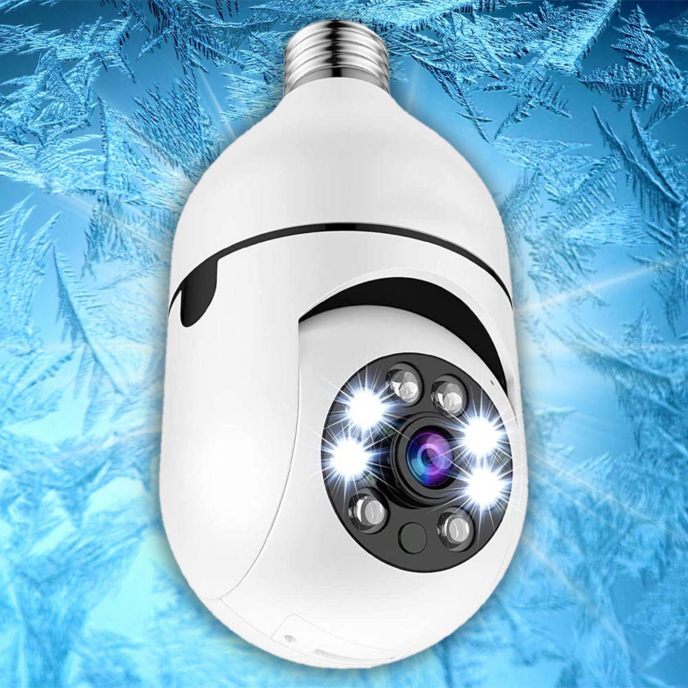 Wireless LED Security Camera Light Bulb