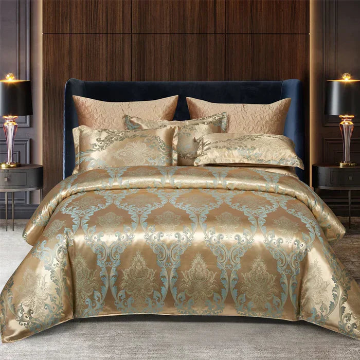 Soft Satin Bedding Duvet Cover Set