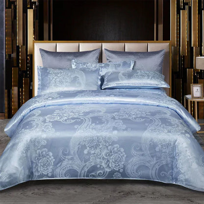 Soft Satin Bedding Duvet Cover Set